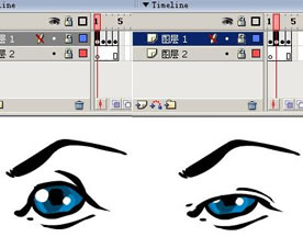 音视频动画处理｜利用FLASH技术实现眨眼睛的动画效果