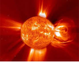 文章资源｜2012太阳活动极大 日冕物质抛射将破坏地球磁场