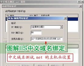 Web环境配置｜图解IIS站点中文域名的绑定